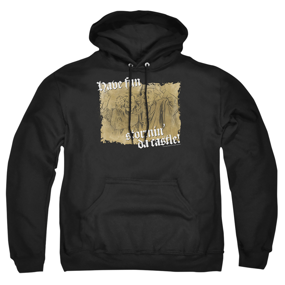 PB109G-AFTH-1 PB & Stormin DA Castle Adult Pullover Hoodie, Black - Small