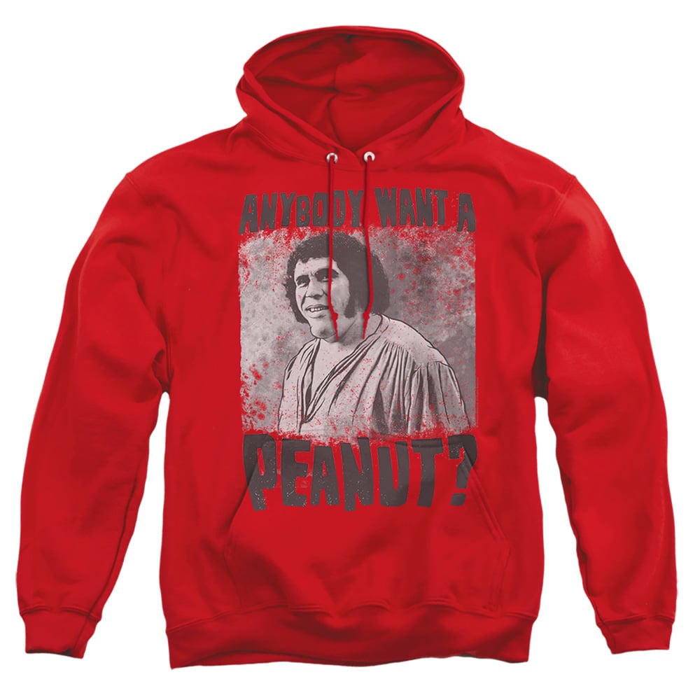 PB113C-AFTH-2 PB & A Giant Snack Adult Pullover Hoodie, Red - Medium