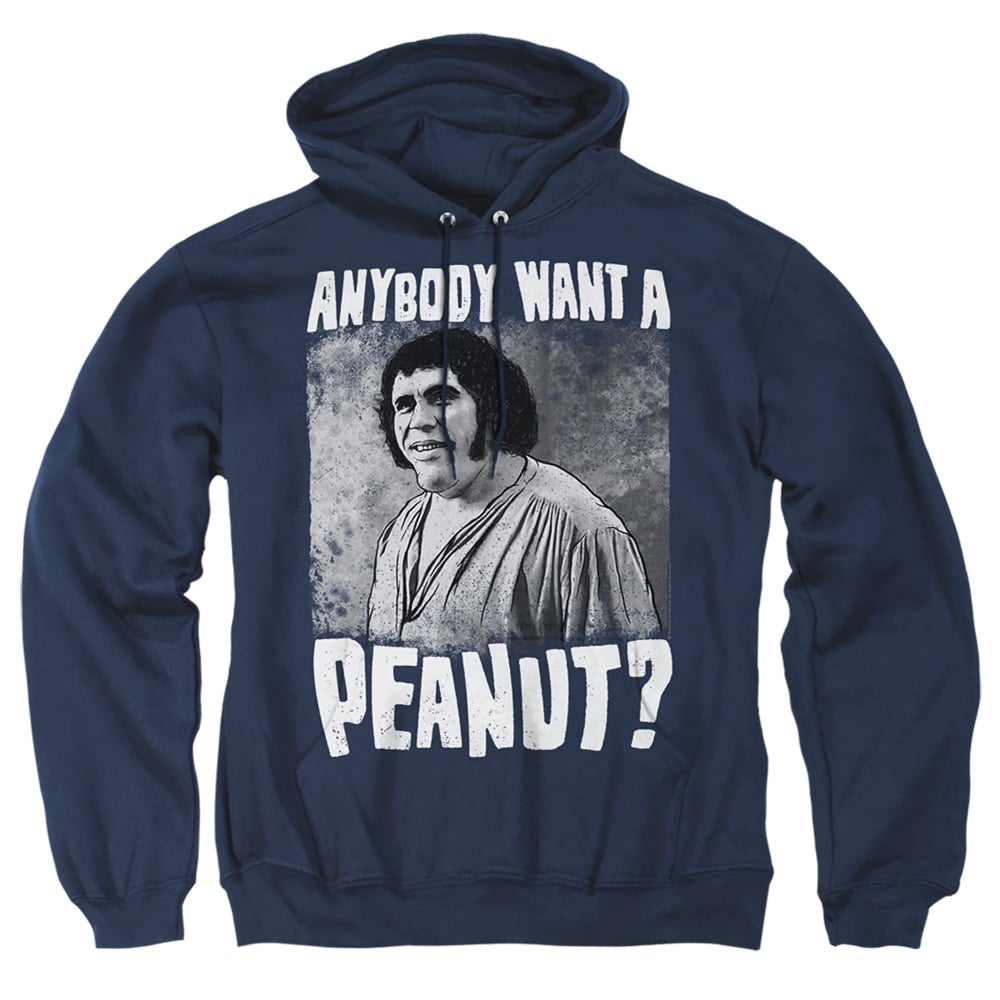 PB113H-AFTH-4 PB & A Giant Snack Adult Pullover Hoodie, Navy - Extra Large