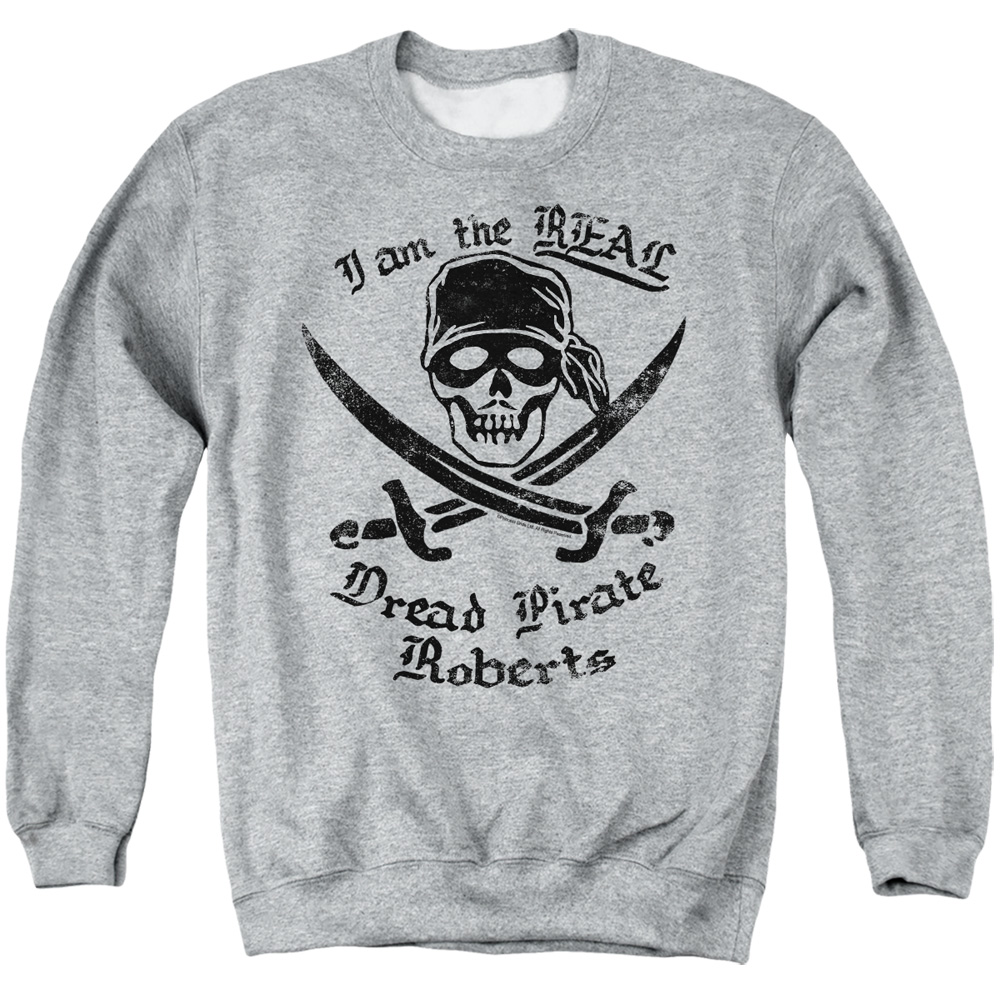 PB108F-AS-2 PB & The Real DPR Adult Crewneck Sweatshirt, Athletic Heather - Medium
