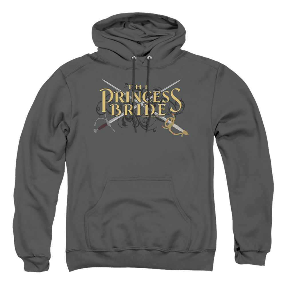 PB150J-AFTH-2 Princess Bride Swords Adult Pullover Hoodie, Charcoal - Medium
