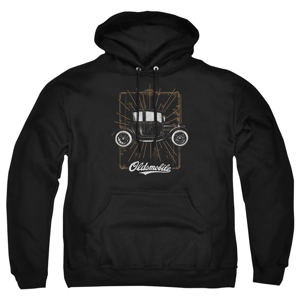 OLS106-AFTH-2 Oldsmobile 1912 Defender Adult Pullover Hoodie, Black - Medium