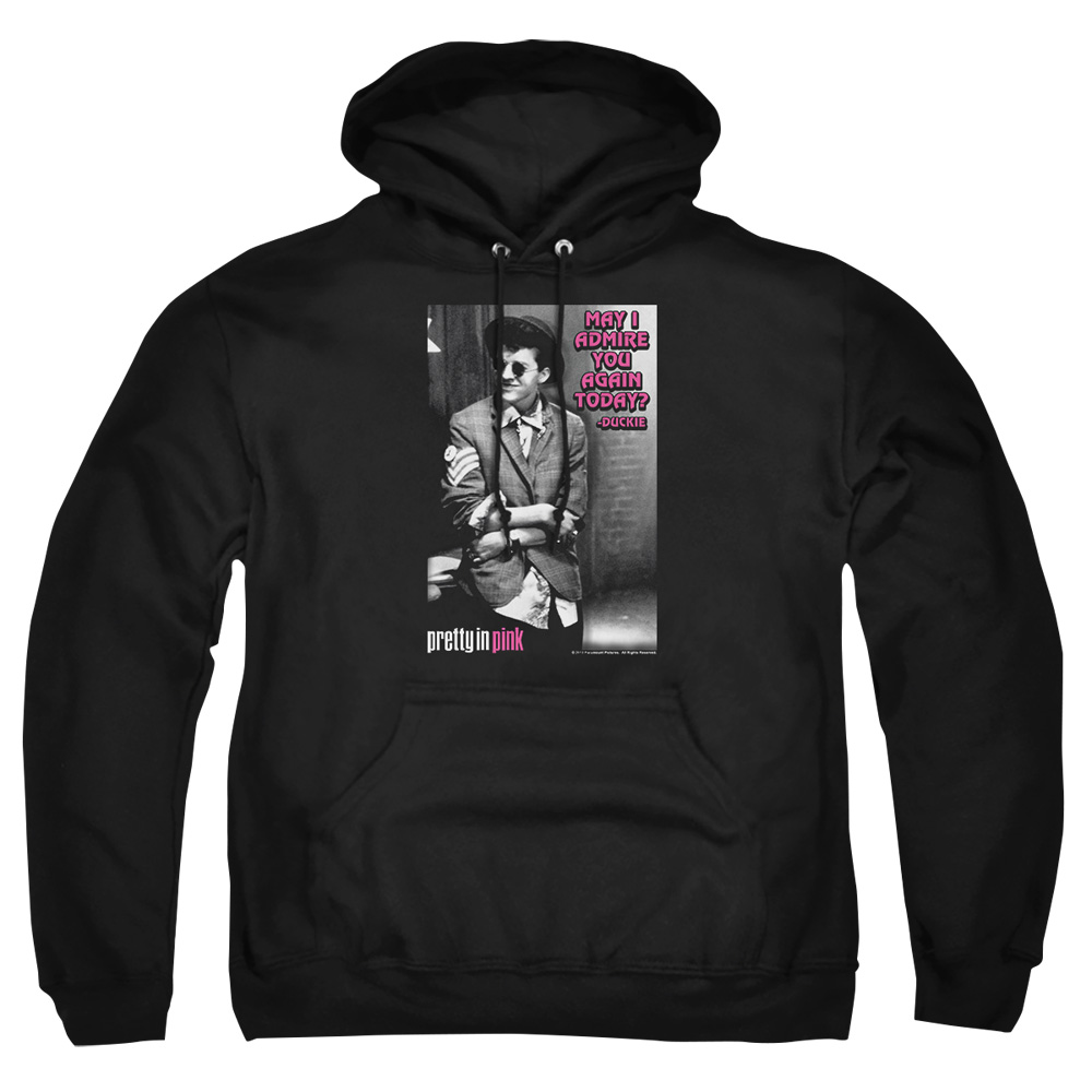 PAR258-AFTH-8 Pretty In Pink Admire Adult Pullover Hoodie, Black - 5X