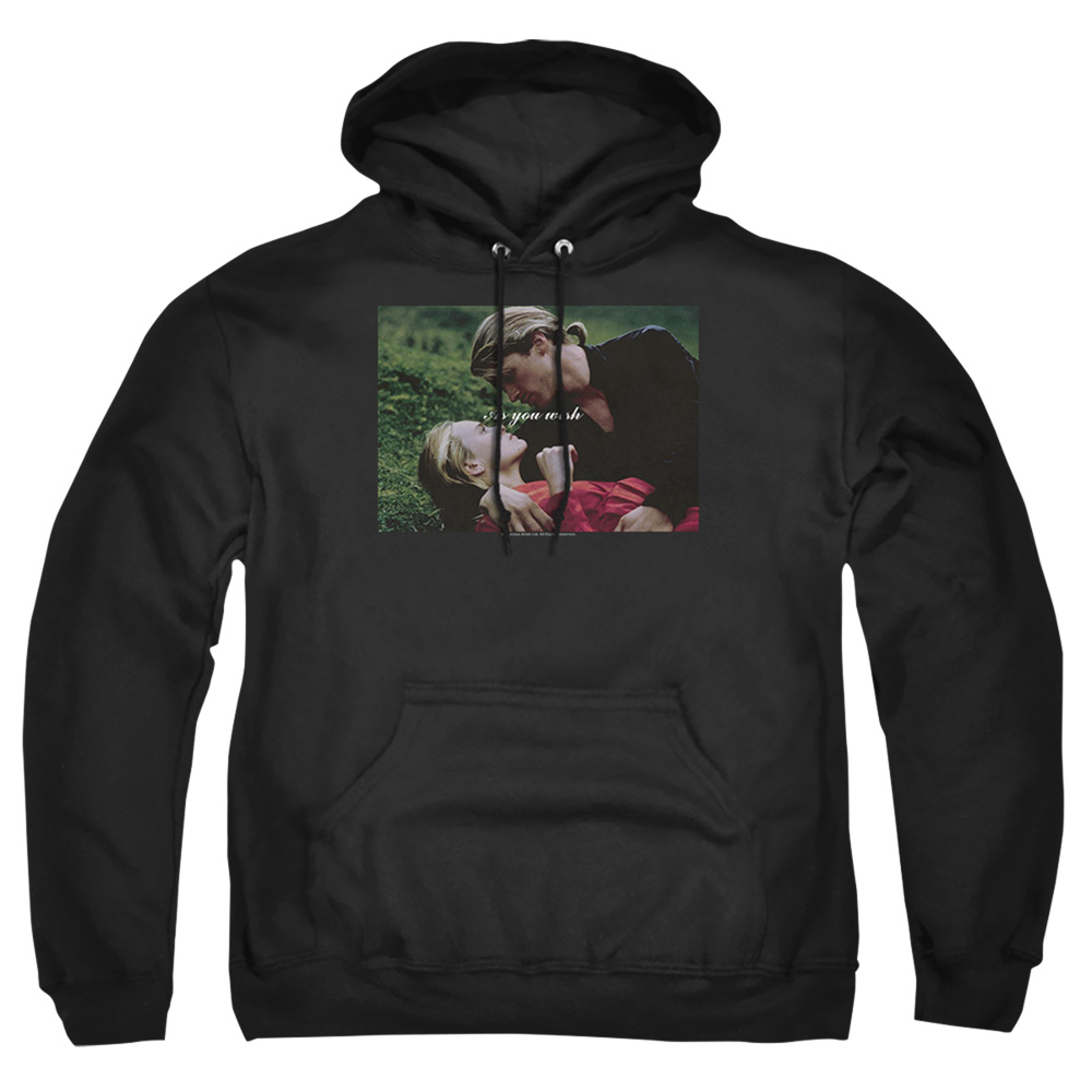 PB156B-AFTH-2 PB & As You Wish Adult Pullover Hoodie, Black - Medium