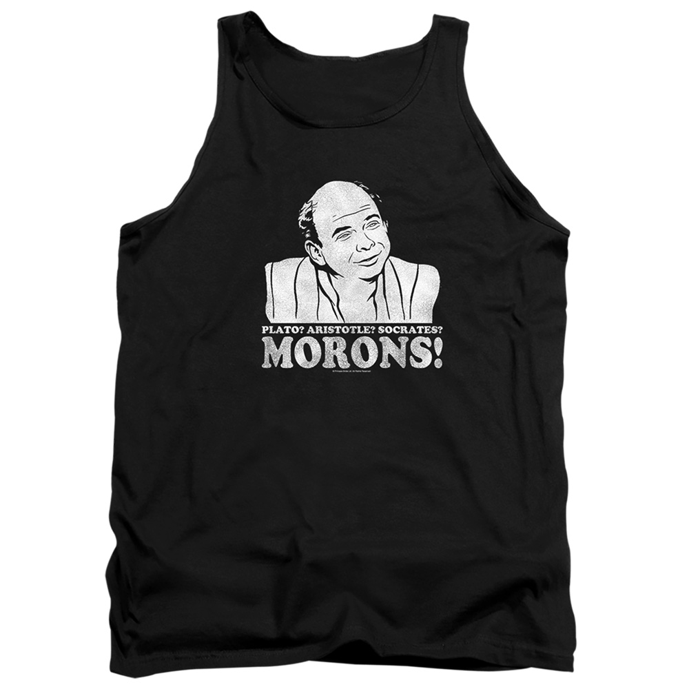 PB121E-TK-4 Princess Bride & Morons Adult Tank Top, Black - Extra Large
