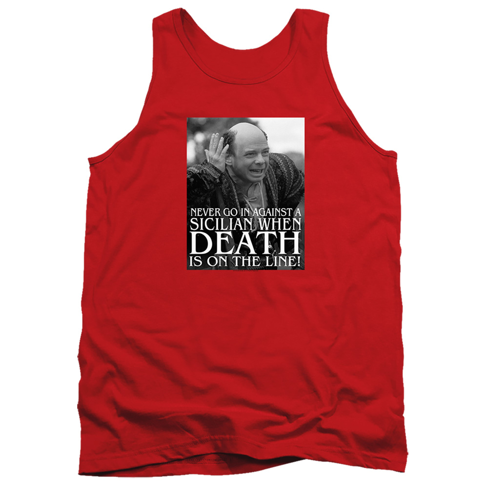 PB157C-TK-4 PB & Sicilian Adult Tank Top, Red - Extra Large