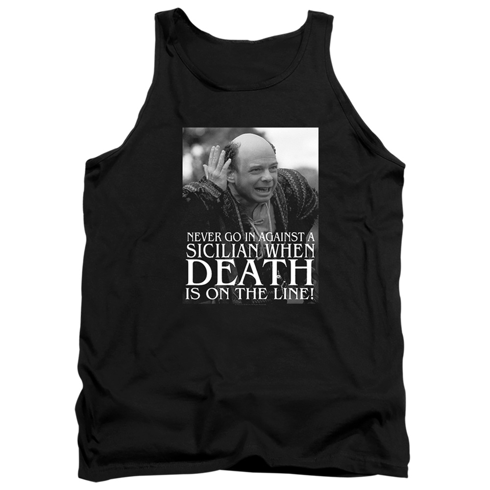 PB157B-TK-2 PB & Sicilian Adult Tank Top, Black - Medium