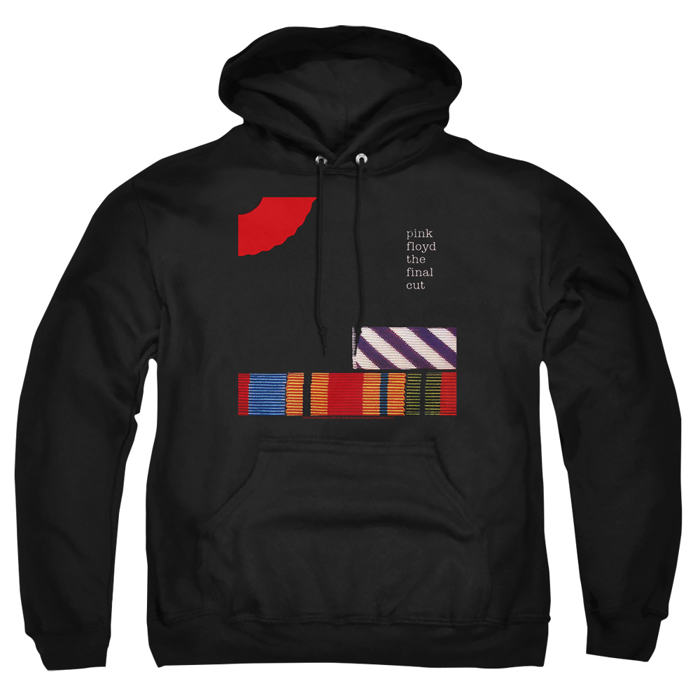 PERRY223-AFTH-7 Pink Floyd The Final Cut Adult Pullover Hoodie, Black - 4X