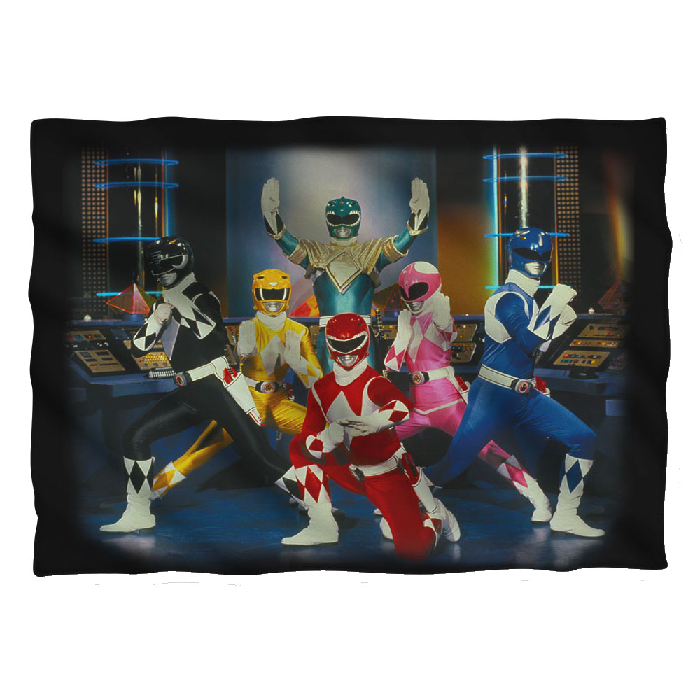 PWR116-PLO1-0 20 x 28 in. Power Rangers Stance Pillow Case, White