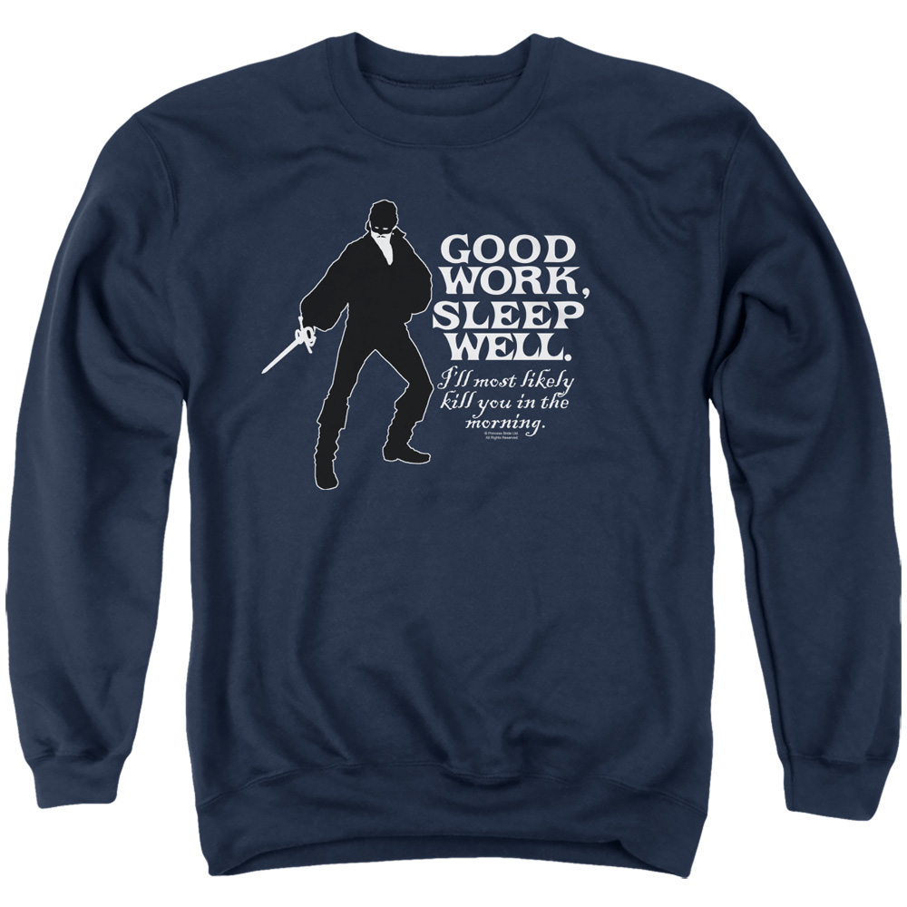 PB117H-AS-4 PB & Good Work Adult Crewneck Sweatshirt, Navy - Extra Large