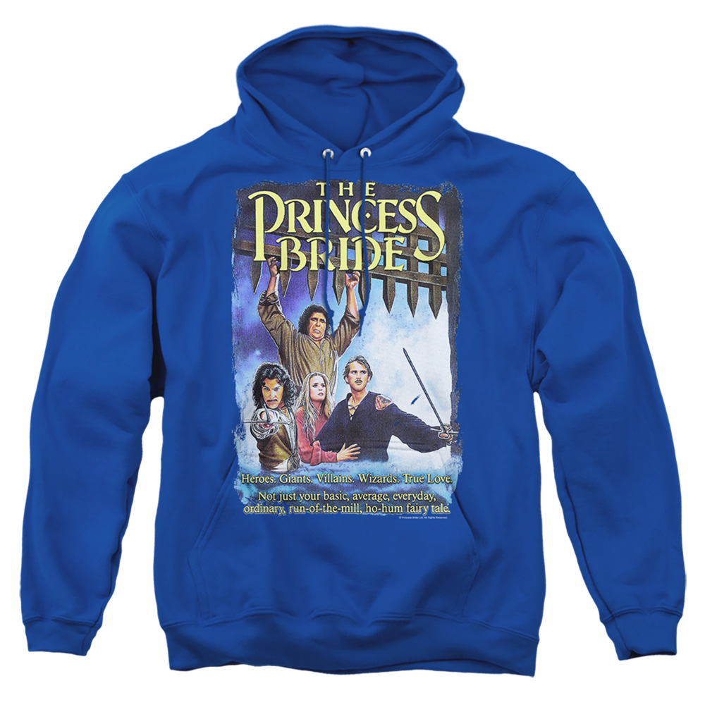 PB120I-AFTH-2 Princess Bride Alt Poster Adult Pullover Hoodie, Royal - Medium