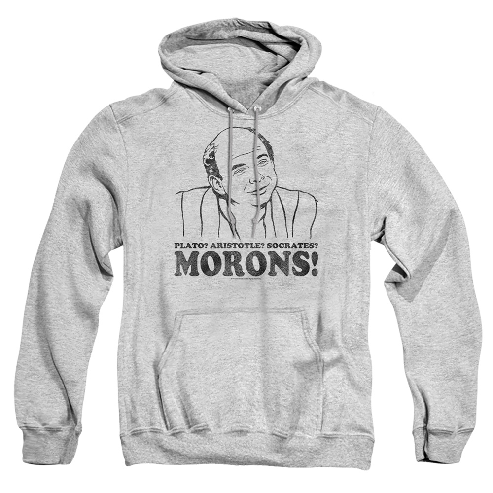 PB121F-AFTH-4 Princess Bride & Morons Adult Pullover Hoodie, Athletic Heather - Extra Large