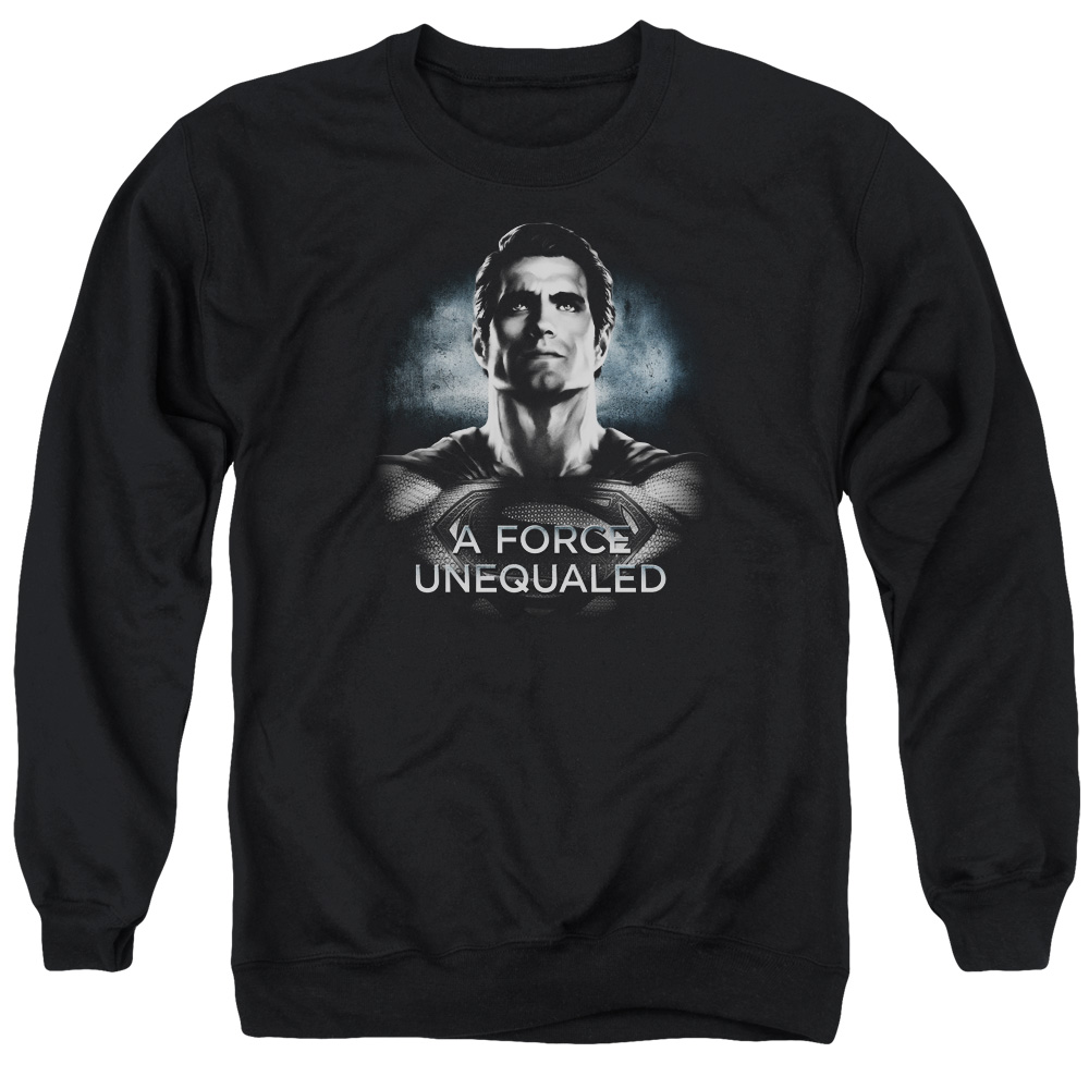 BVS142-AS-2 Batman vs Superman Unequaled Adult Crewneck Sweatshirt, Black - Medium