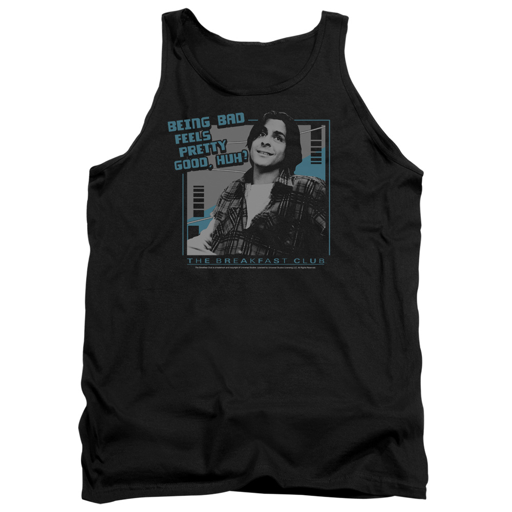 UNI369-TK-2 Breakfast Club Bad Adult Tank Top, Black - Medium