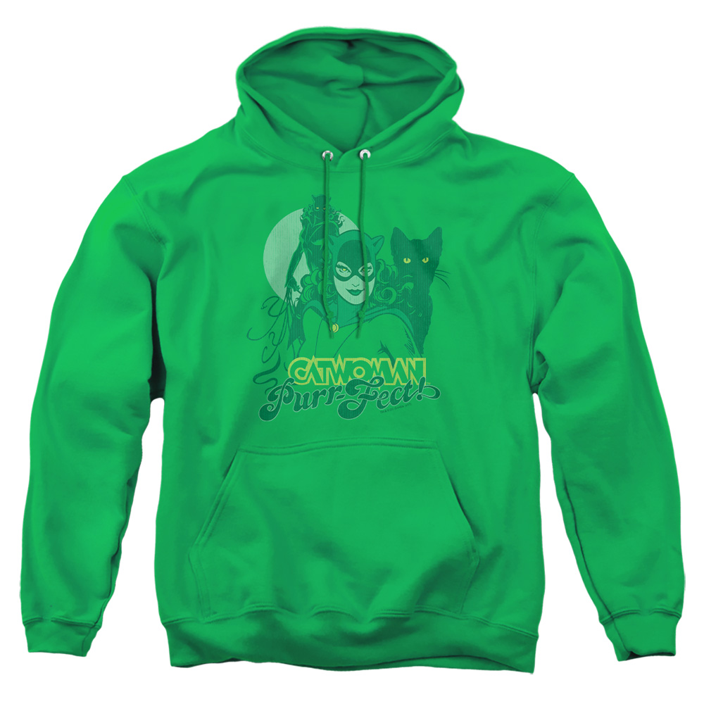 DCO187-AFTH-1 DC Perrfect Adult Pullover Hoodie, Kelly Green - Small