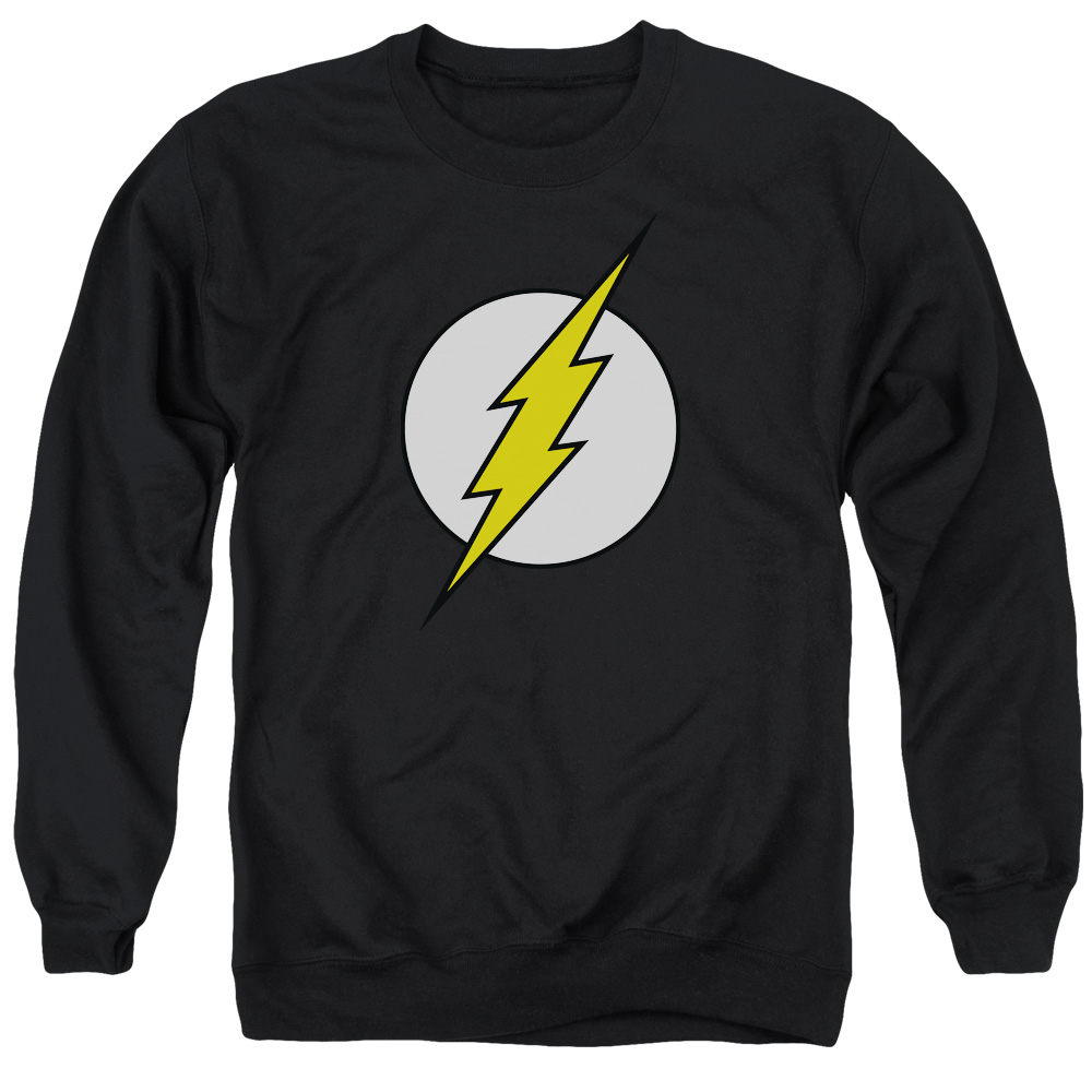 DCO724B-AS-5 DC Flash Fl Classic Adult Crewneck Sweatshirt, Black - 2X