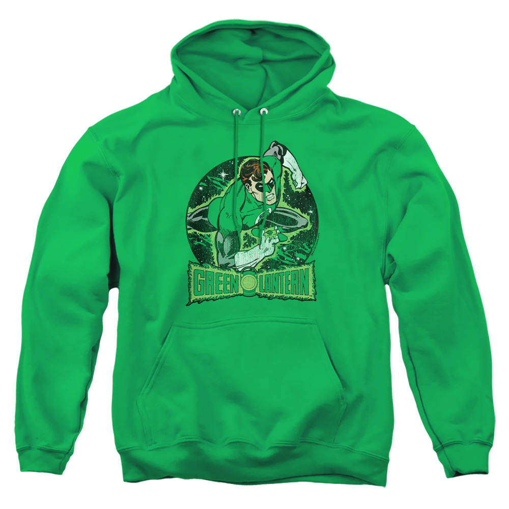 DCO449-AFTH-2 DC in The Spotlight Adult Pullover Hoodie, Kelly Green - Medium