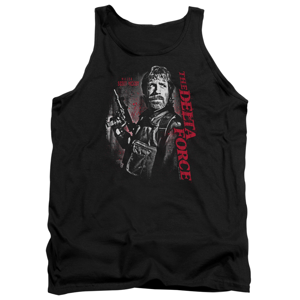 MGM147-TK-1 Delta Force Black Ops Adult Tank Top, Black - Small