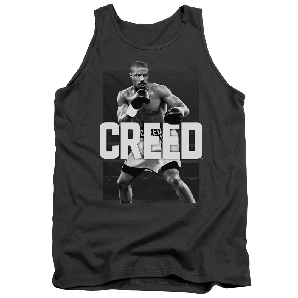 MGM263-TK-4 Creed Final Round Adult Tank Top, Charcoal - Extra Large