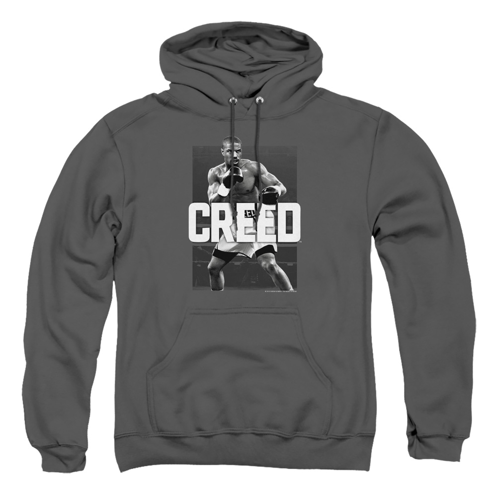 MGM263-AFTH-3 Creed Final Round Adult Pullover Hoodie, Charcoal - Large