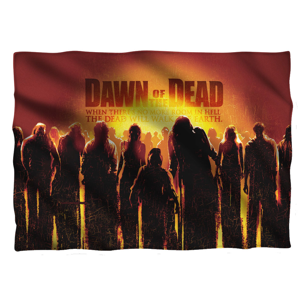 UNI751-PLO1-0 20 x 28 in. Dawn of the Dead Dead Pillow Case, White