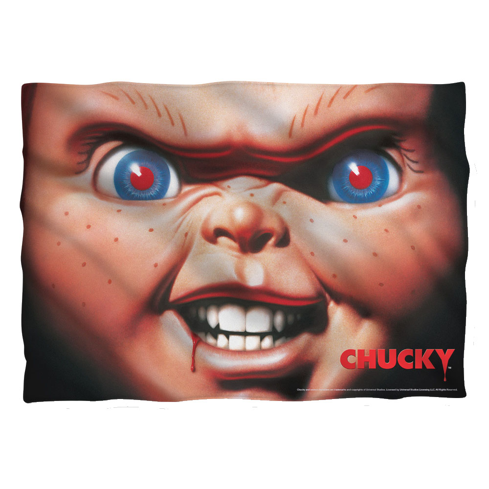 UNI843-PLO1-0 20 x 28 in. Childs Play 3 Poster Pillow Case, White