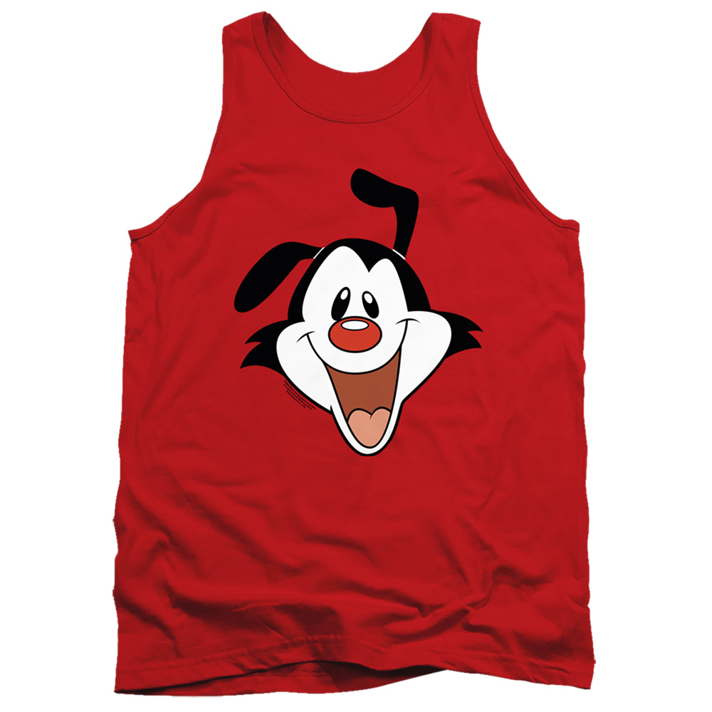 WBT903-TK-2 Animaniacs Yakko Head Adult Tank Top, Red - Medium