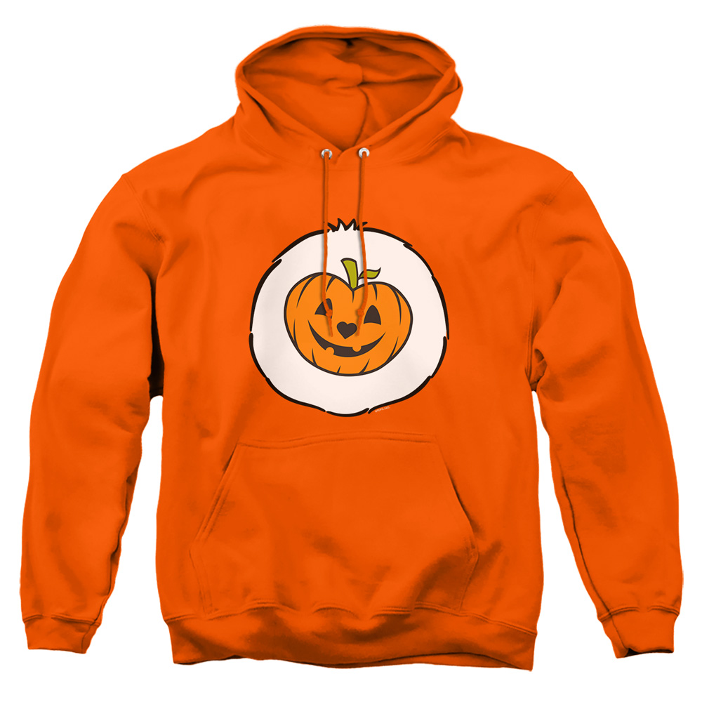 CBR10000-AFTH-2 Care Bears Trick or Sweet Belly Adult Pullover Hoodie, Orange - Medium