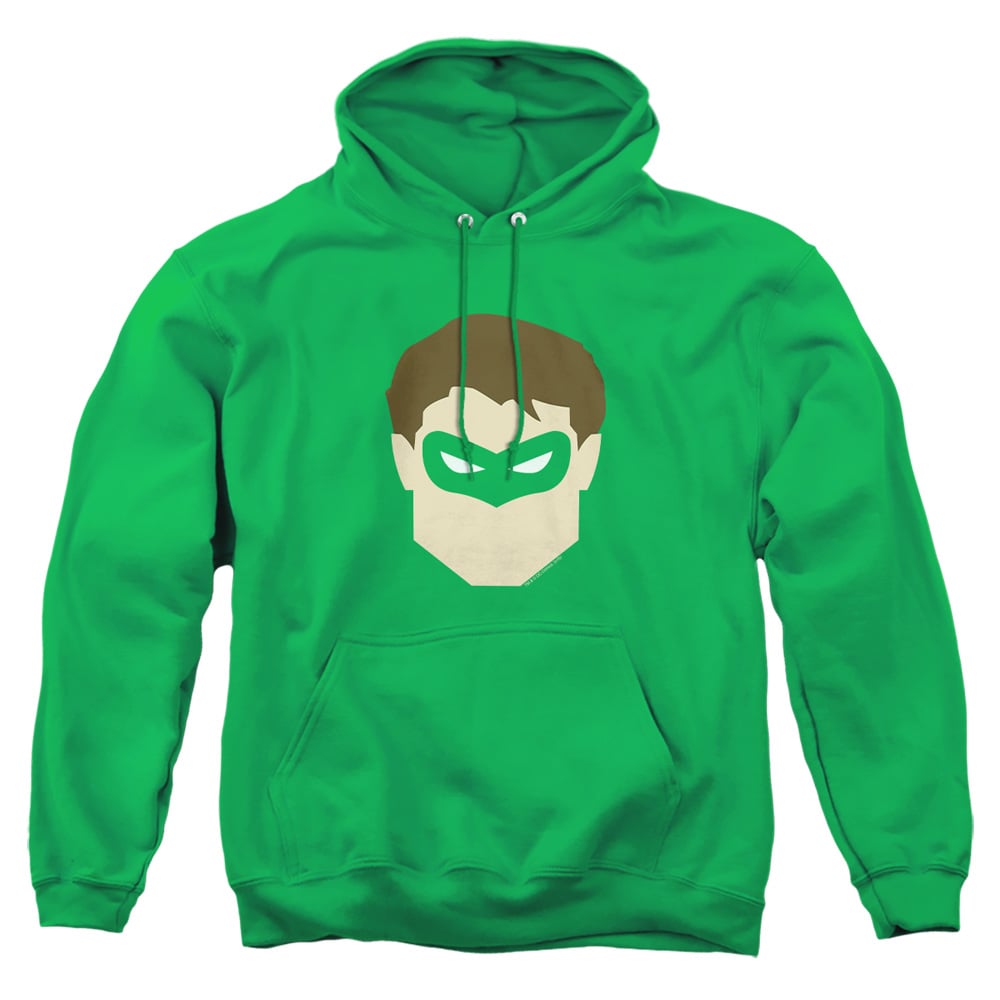 GL372-AFTH-4 DC GL Head Adult Pullover Hoodie, Kelly Green - Extra Large
