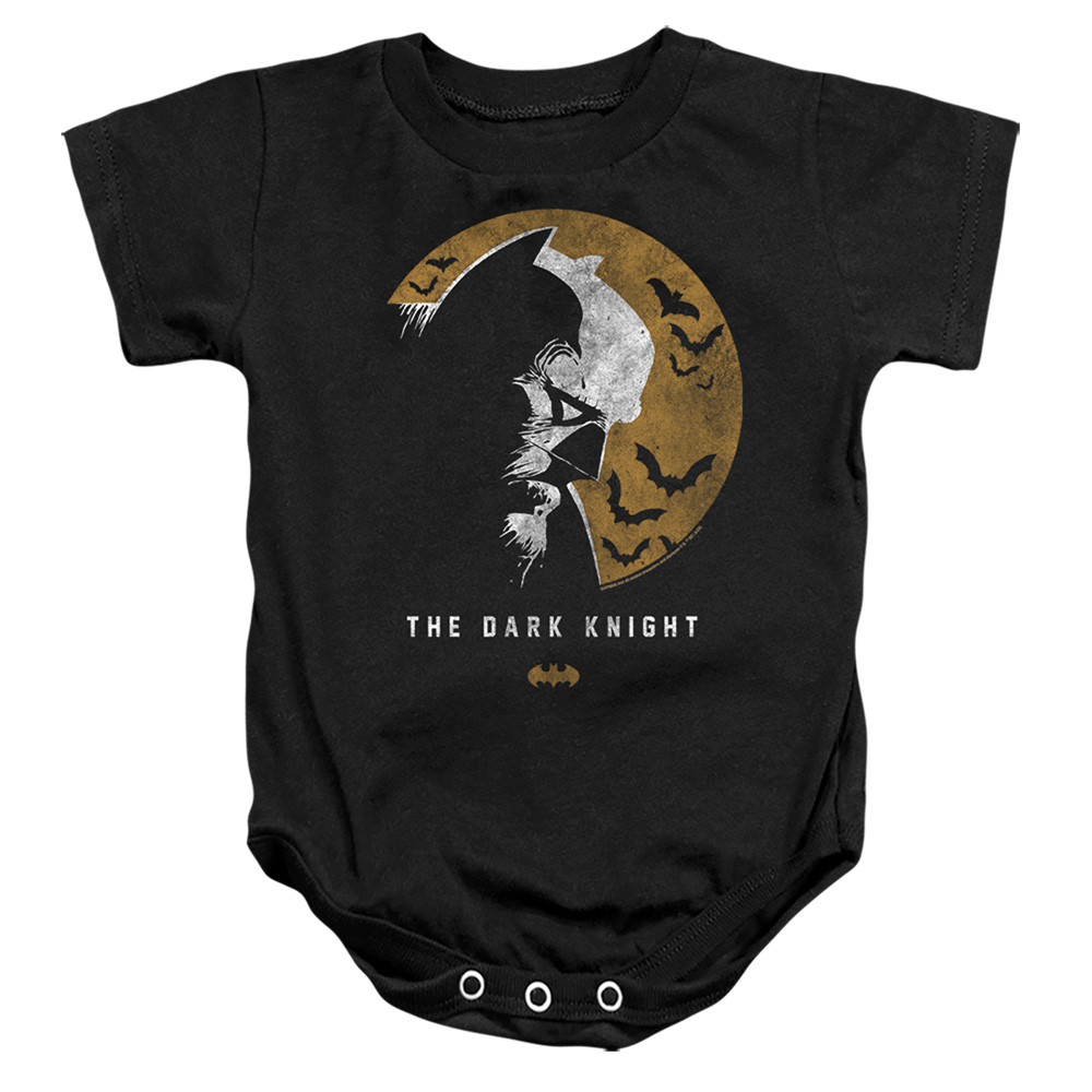 BM3453-SS-2 Batman Dark Knight Moon Infant Snapsuit, Black - Medium - 12 Month