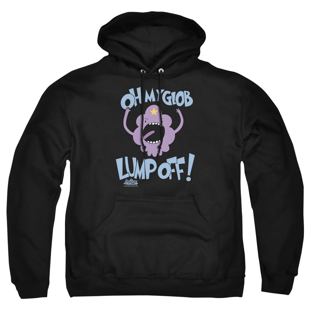 CN148-AFTH-3 Adventure Time Lump Off Adult Pullover Hoodie, Black - Large