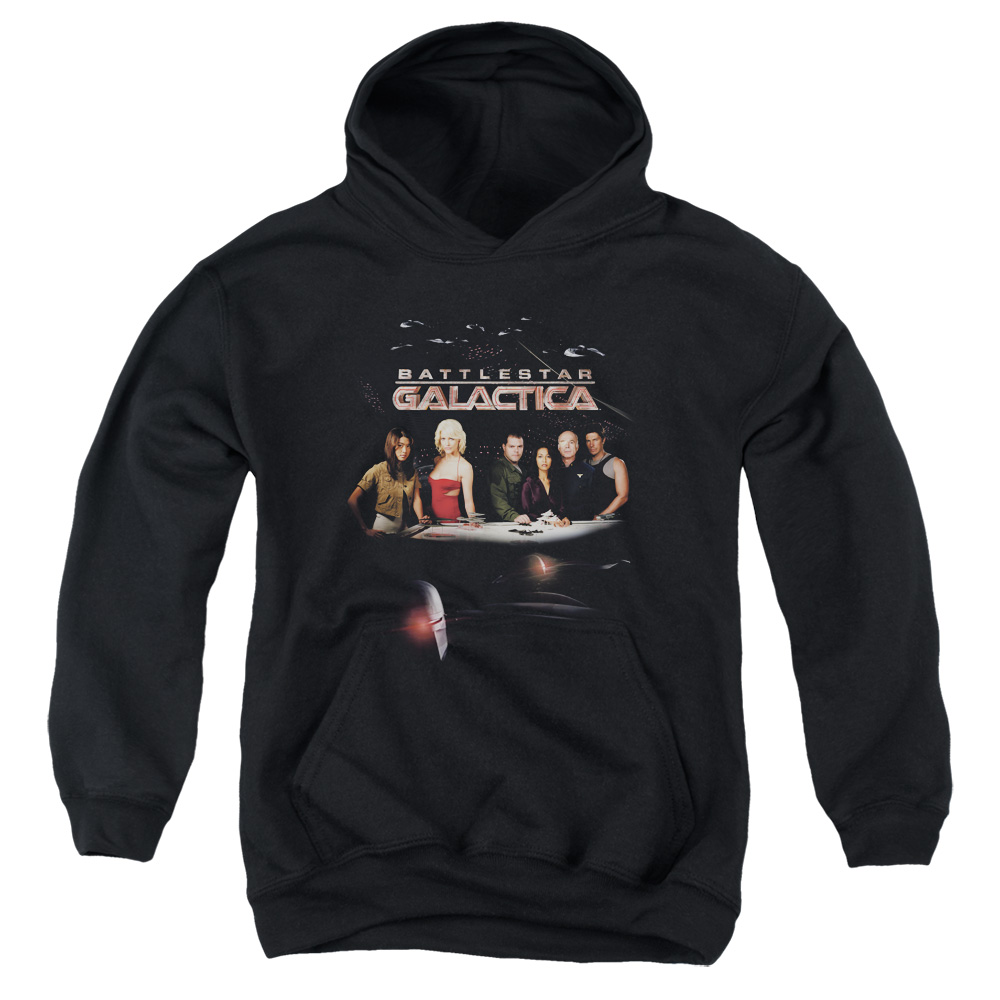 BSG249-YFTH-4 BSG Destiny Youth Hooded Sweatshirt, Black - Extra Large