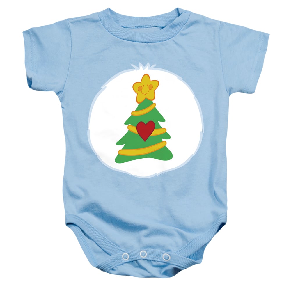 CBR10025-SS-3 Care Bears Christmas Wishes Belly Infant Snapsuit, Light Blue - Large - 18 Month