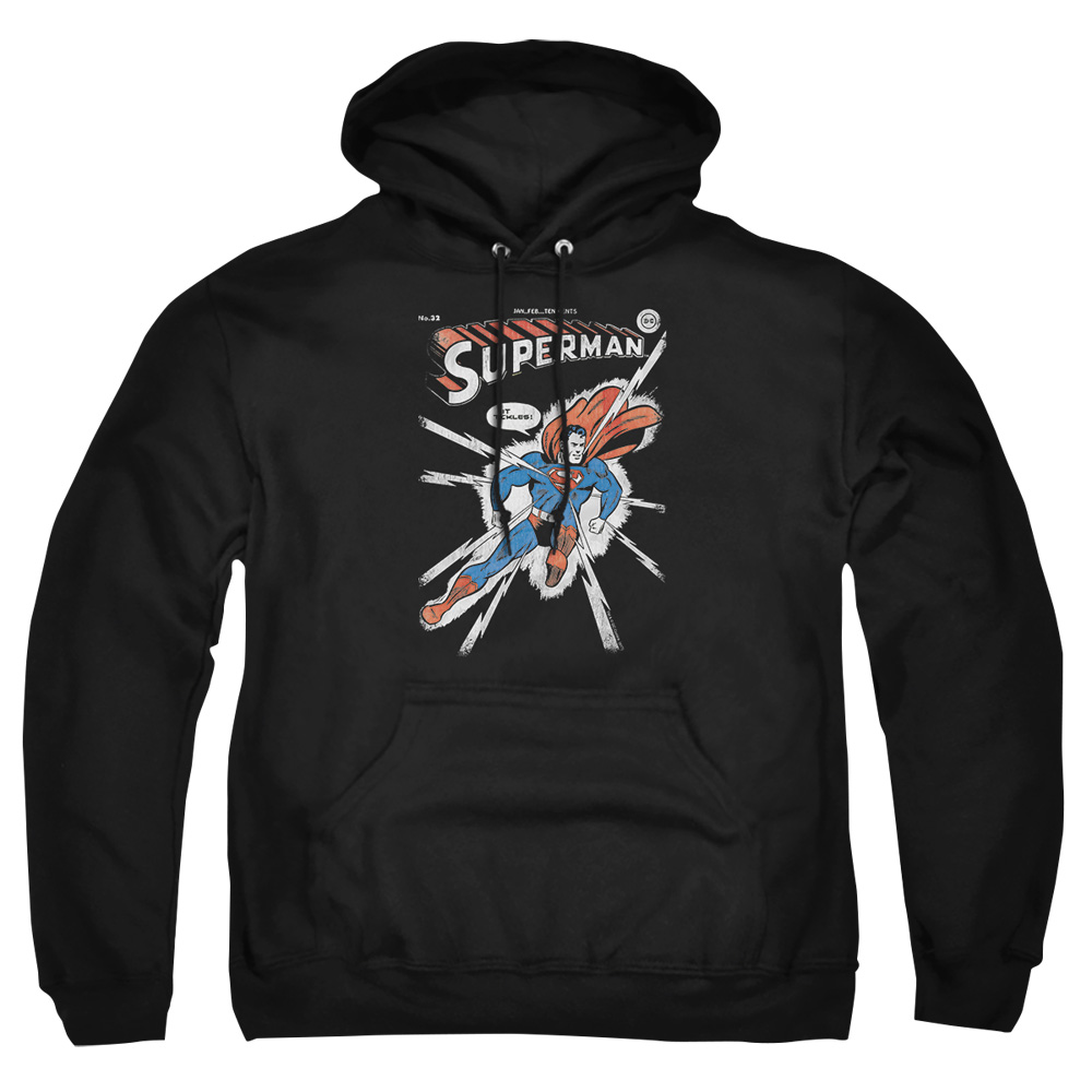 DCO383-AFTH-8 DC Cover Me Adult Pullover Hoodie, Black - 5X