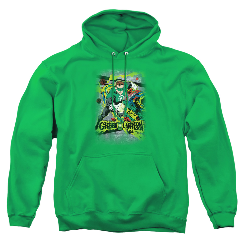 DCO435B-AFTH-4 DC Space Sector 2814 Adult Pullover Hoodie, Kelly Green - Extra Large