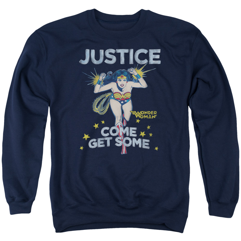DCO780-AS-1 DC Get Some Adult Crewneck Sweatshirt, Navy - Small