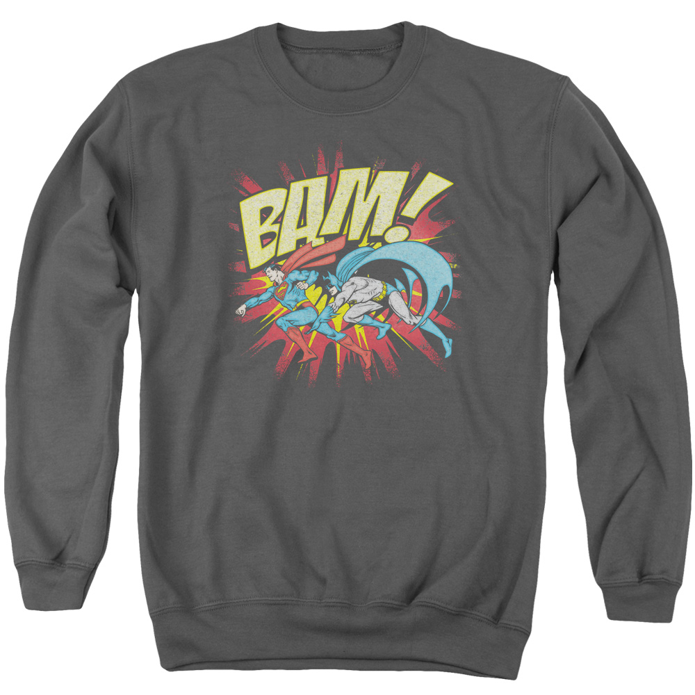 DCO741-AS-2 DC Bam Adult Crewneck Sweatshirt, Charcoal - Medium
