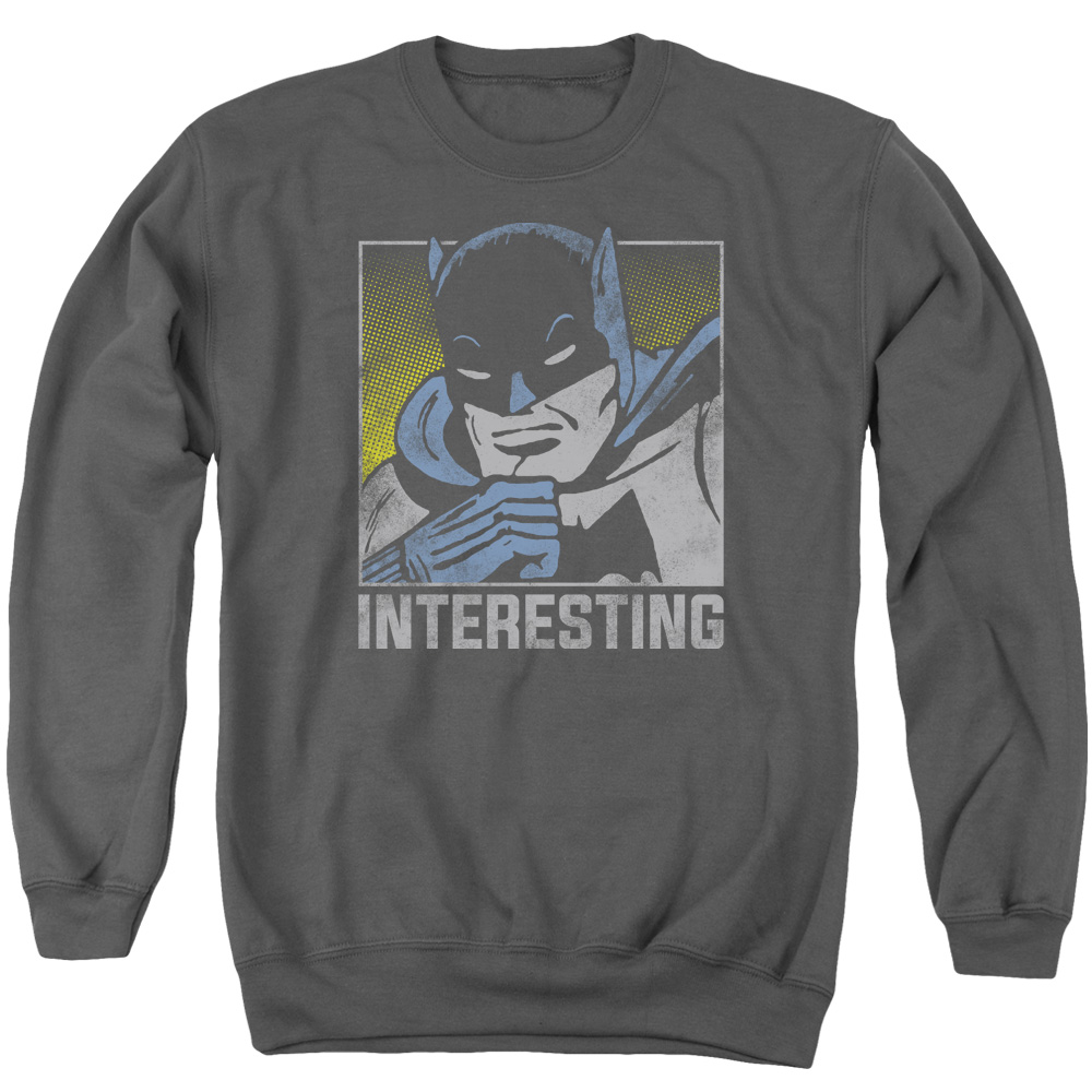 DCO788-AS-5 DC Interesting Adult Crewneck Sweatshirt, Charcoal - 2X