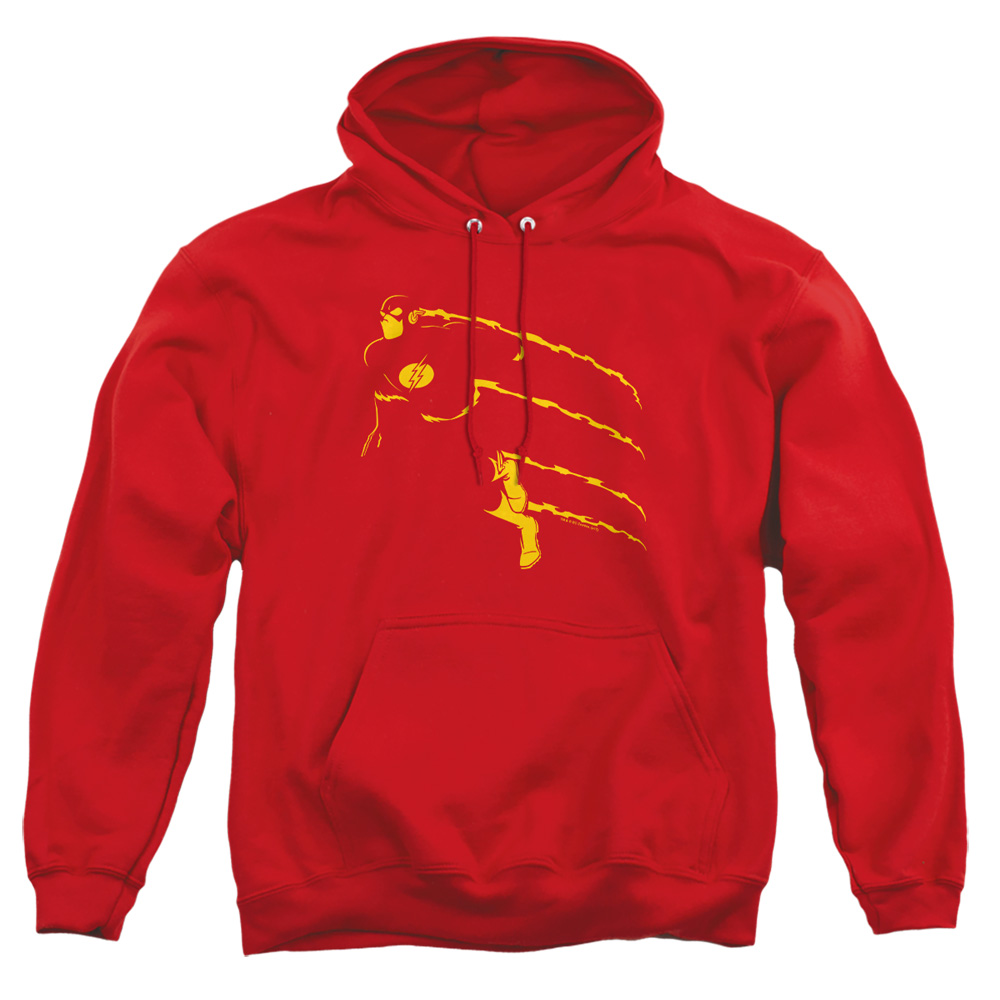 DCO825-AFTH-3 DC Flash Flash Min Adult Pullover Hoodie, Red - Large