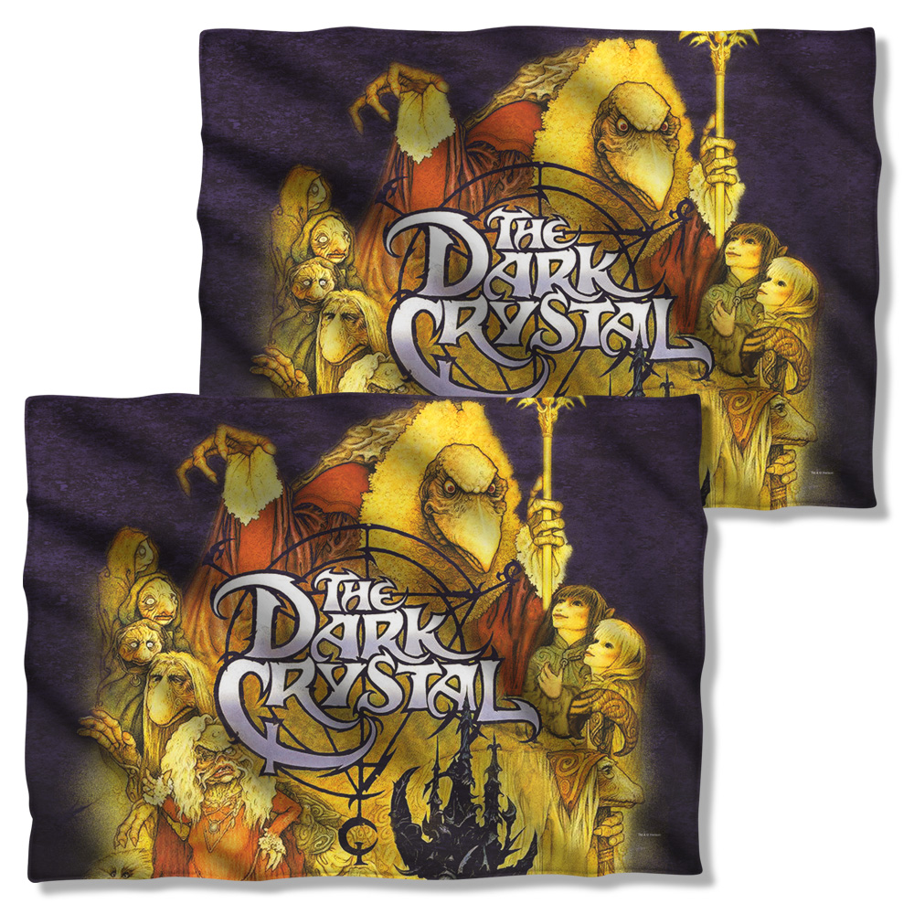 DKC124FB-PLO1-0 20 x 28 in. Dark Crystal Poster Front Back Print Pillow Case, White
