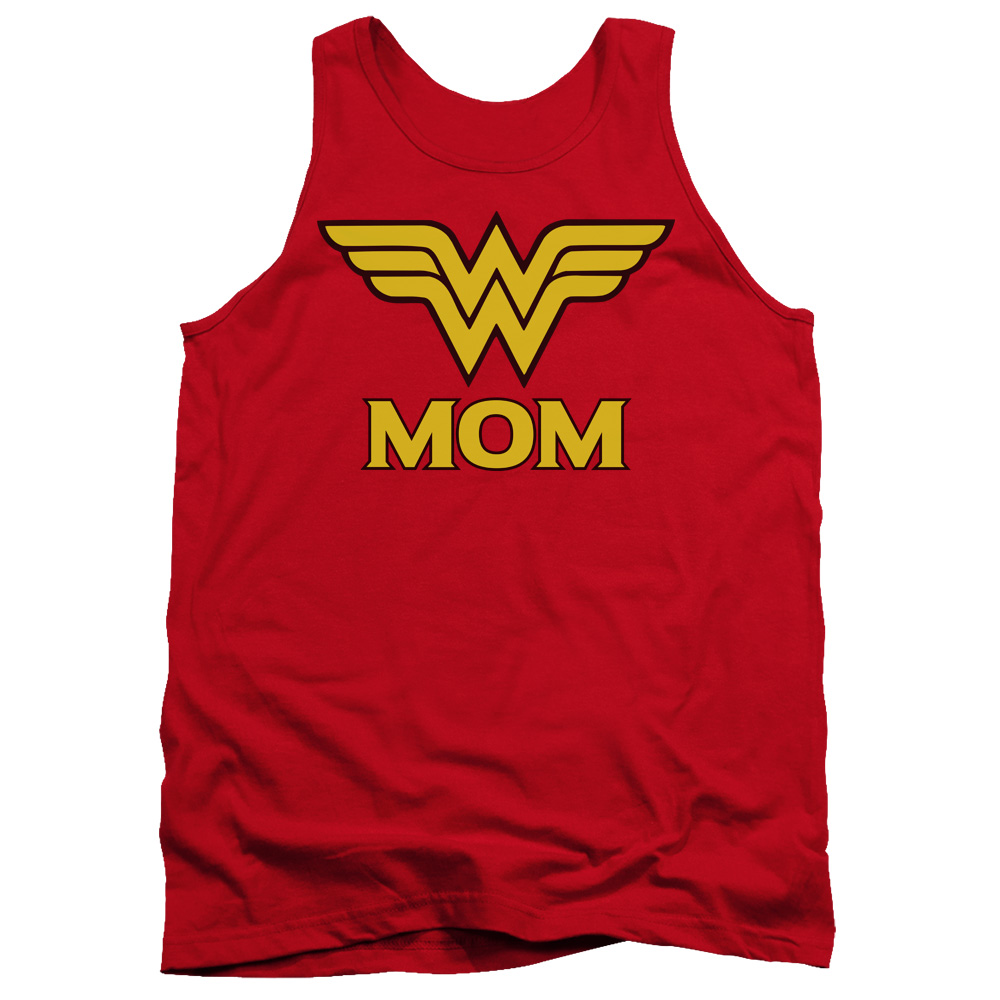 DCO892-TK-4 DCO Wonder Mom Adult Tank Top, Red - Extra Large