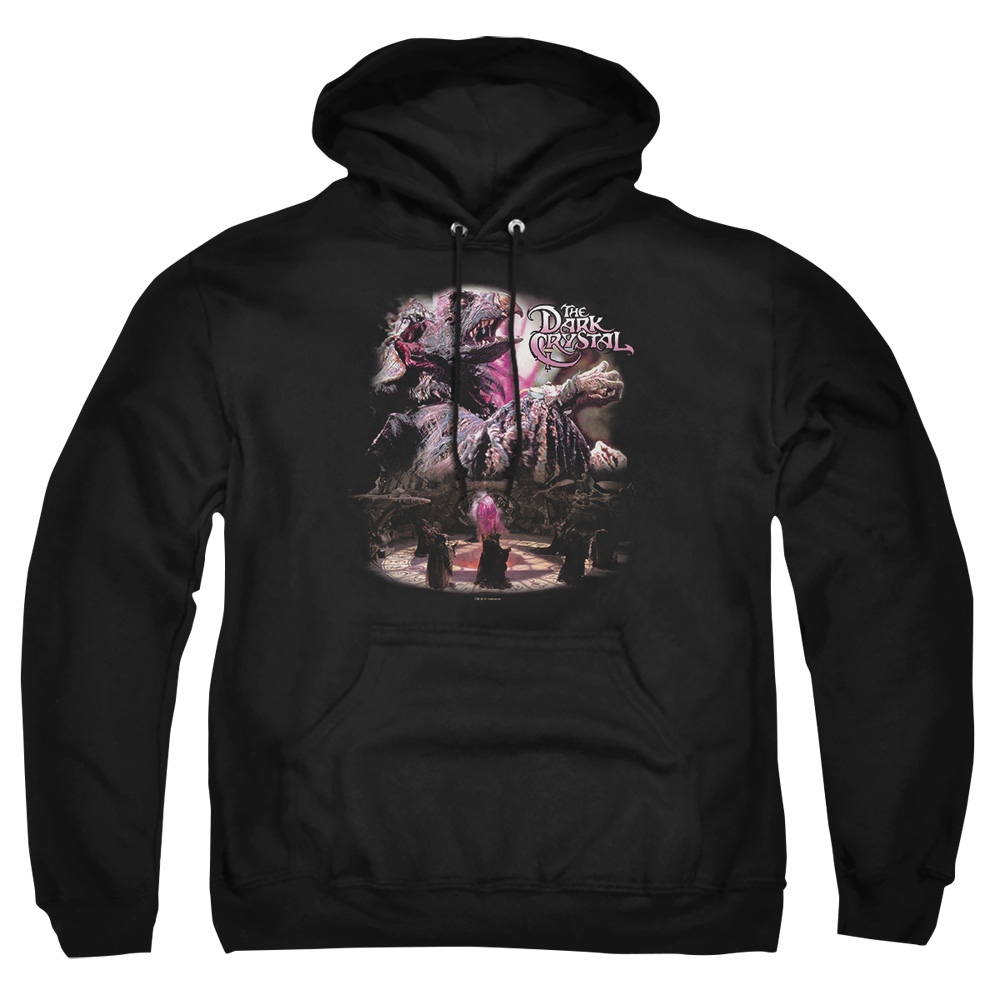 DKC101-AFTH-7 Dark Crystal Power Mad Adult Pullover Hoodie, Black - 4X