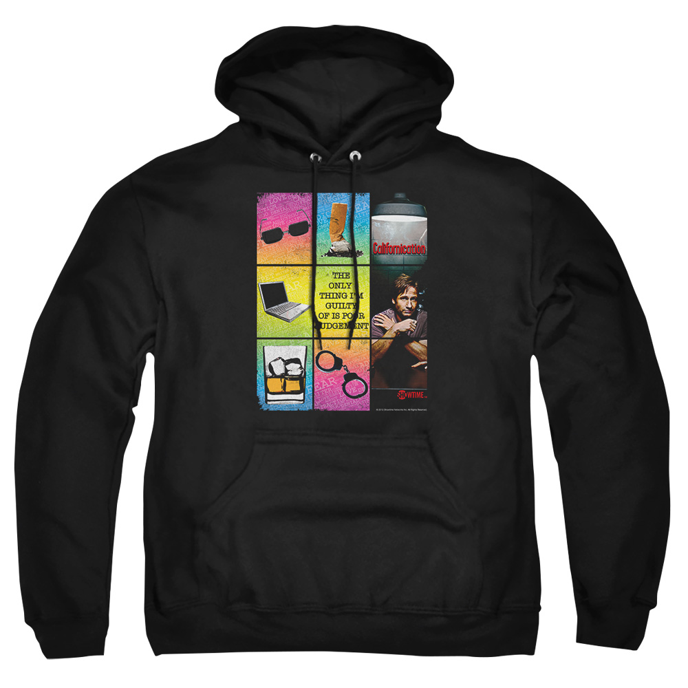 SHO312-AFTH-3 Californication Poor Judgement Adult Pullover Hoodie, Black - Large