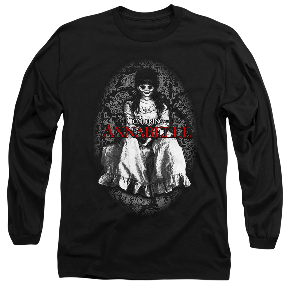 WBM910-AL-2 Annabelle Adult Long Sleeve T-Shirt, Black - Medium