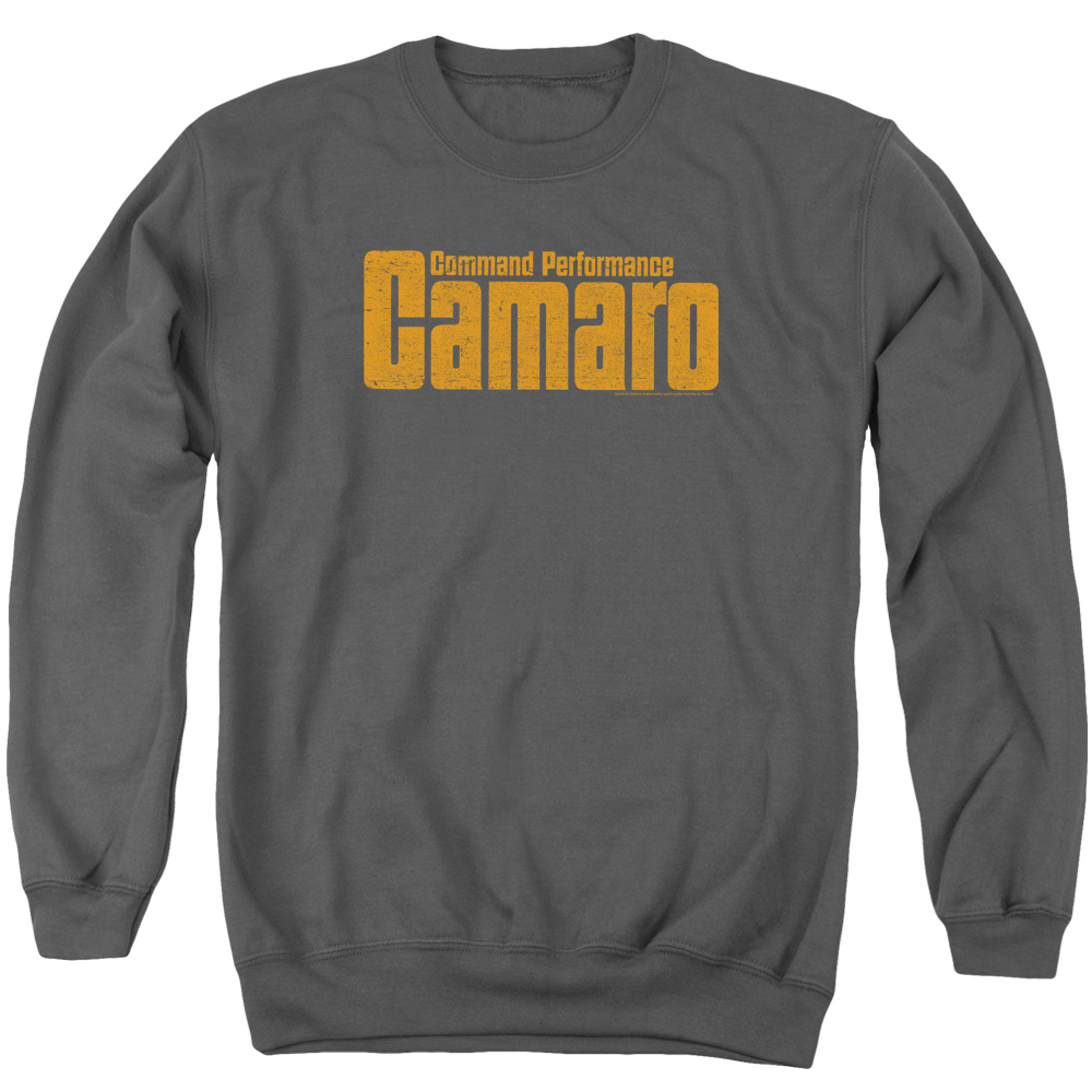 CHV144-AS-5 Chevrolet Command Performance Adult Crewneck Sweatshirt, Charcoal - 2X