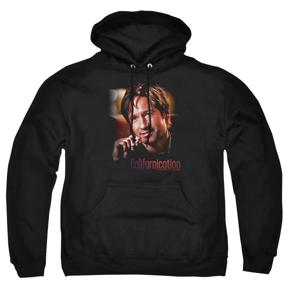 SHO498-AFTH-2 Californication Smoker Adult Pullover Hoodie, Black - Medium