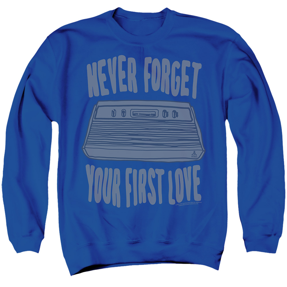 ATRI254B-AS-2 Atari The Atari 2600 Adult Crewneck Sweatshirt, Royal - Medium