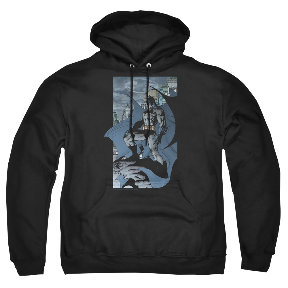 BM3562-AFTH-2 Batman This Is My City Adult Pullover Hoodie, Black - Medium