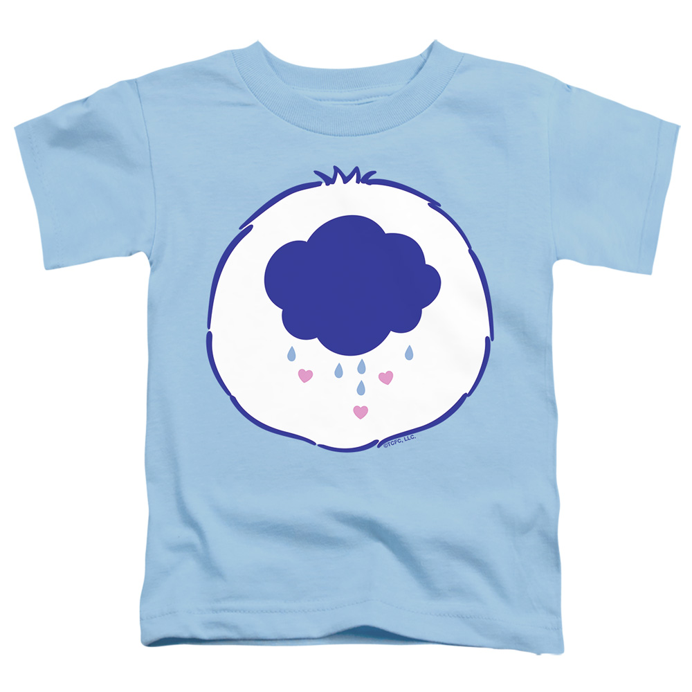 CBR233-TT-2 Care Bears Grumpy Belly Toddler Short Sleeve T-Shirt, Light Blue - Medium 3T