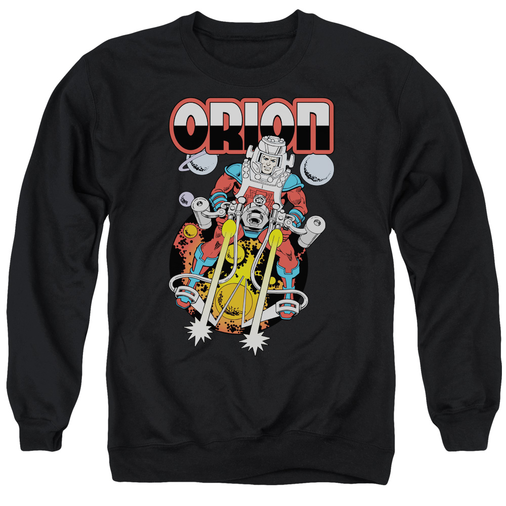 DCO324-AS-3 DC Orion Adult Crewneck Sweatshirt, Black - Large